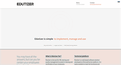 Desktop Screenshot of edutizer.com